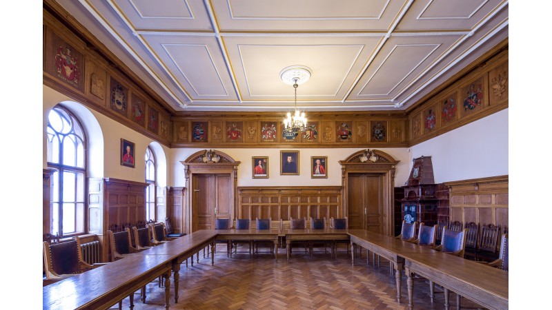 Sala Sesyjna cieszyńskiego Ratusza fot. . Wandzel