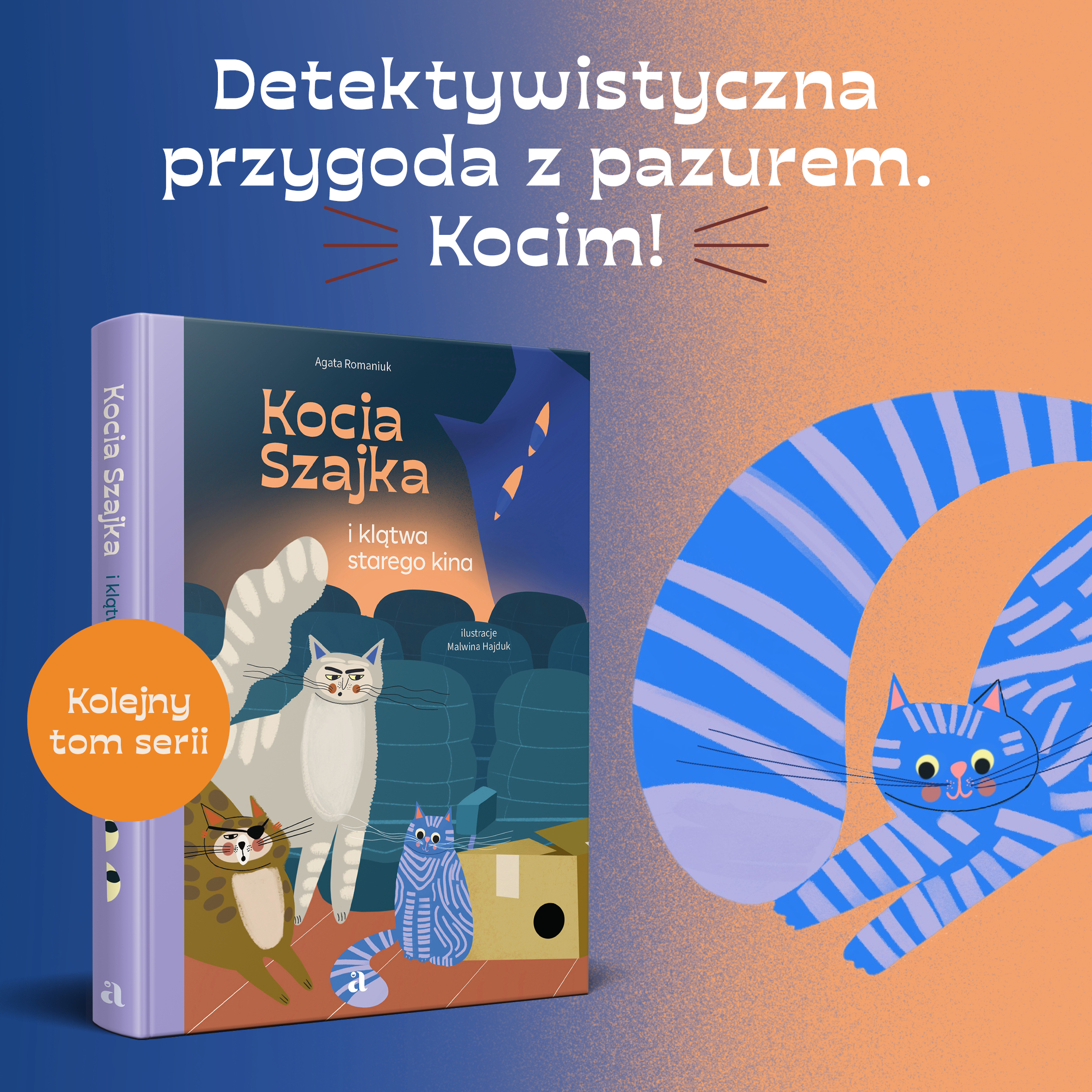 Grafika promująca premierę książki