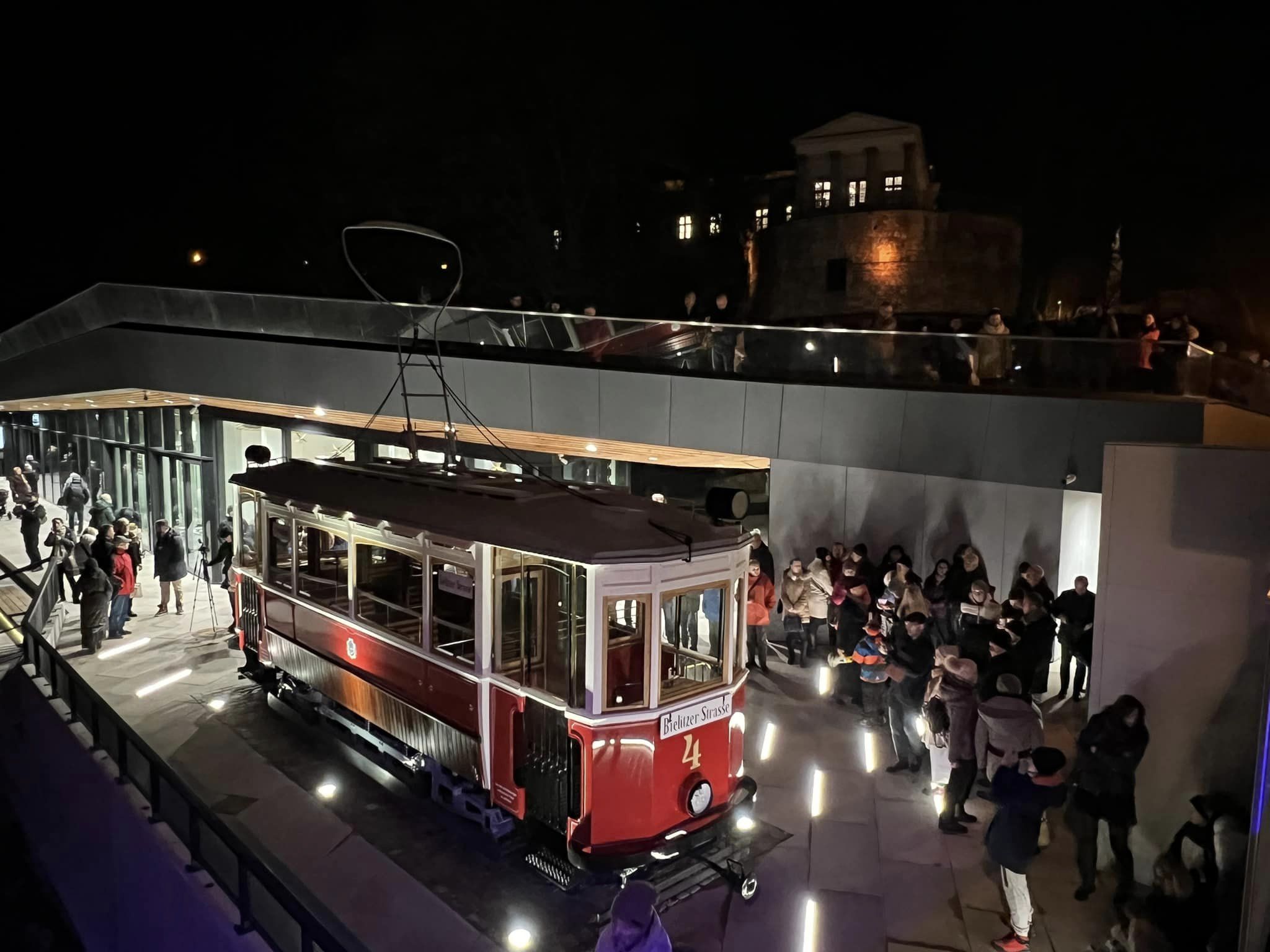 Replika cieszyńskiego tramwaju (UM Cieszyn)