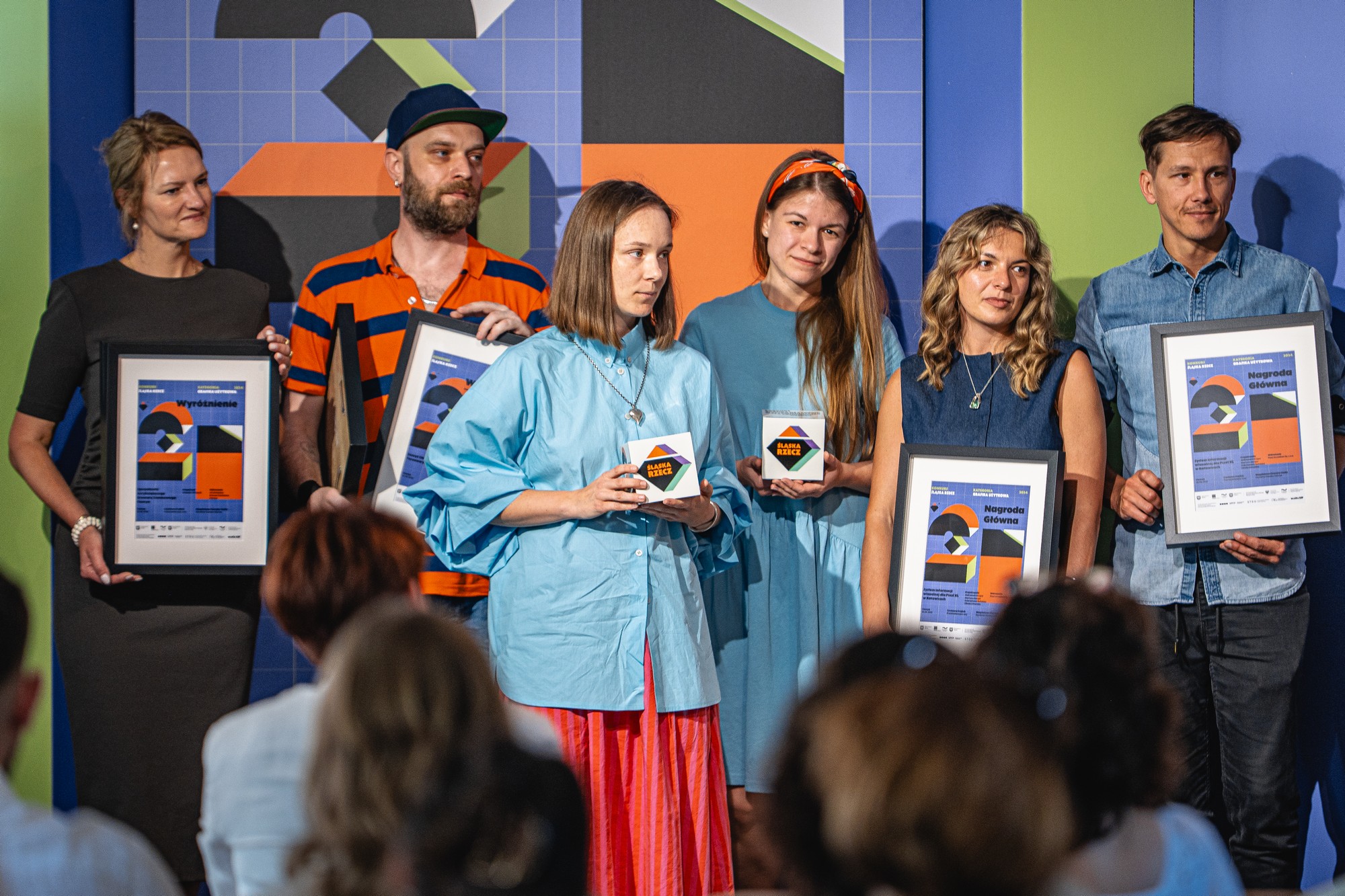 Zdjęcie z wręczenia nagród na konkursie Śląska Rzecz