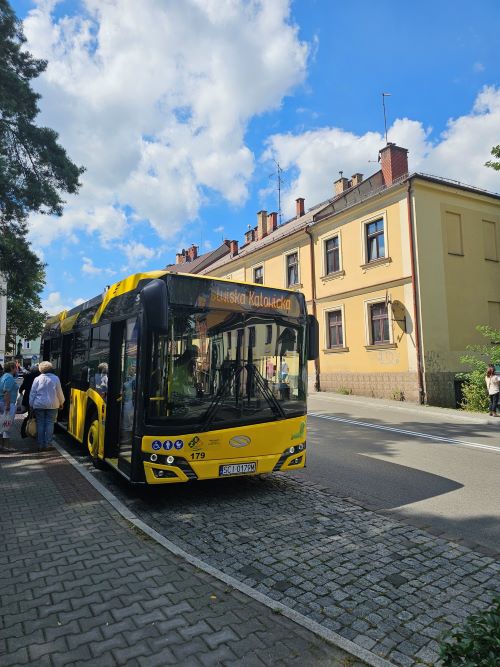 Zdjęcie przedstawiające cieszyński autobus