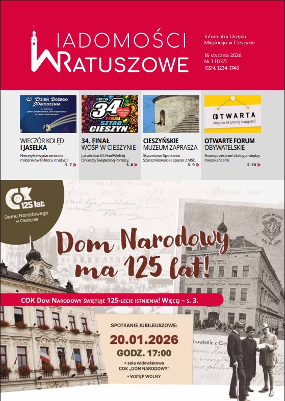 okładka Wiadomości Ratuszowych nr 1