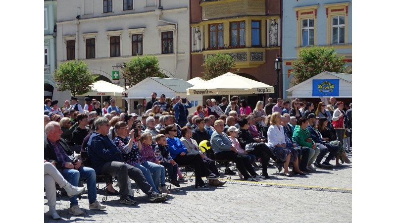 Wydarzenie na cieszyńskim Rynku  „Od brzegu do brzegu”, fot. BSK